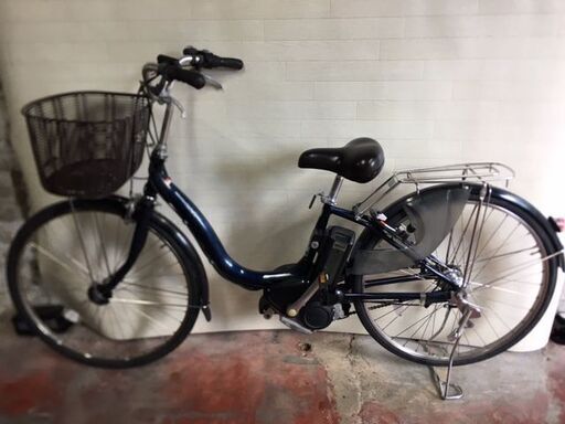 バッテリーほぼ新品！ヤマハ　パスナチュラ　8.7Ah　ダークネイビー　26インチ　 電動自転車　電動アシスト自転車　6/15