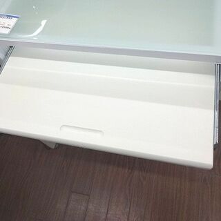 札幌 引き取り ガラス天板 デスク 平机 コンパクトデスク ネイルデスクにも - パソコンデスク