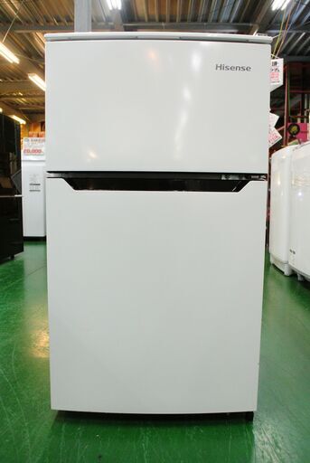 一人暮らし・セカンド向け 2ドア冷蔵庫 ハイセンス HR-B95A 2017年製。