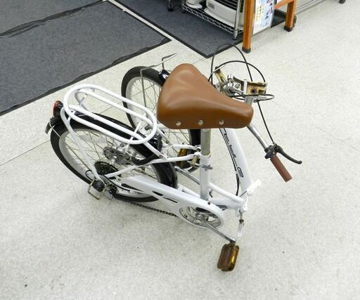折りたたみ自転車 20インチ 6段変速 自転車 サイクリング 買い物 通学 ...