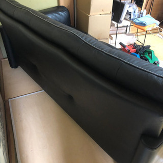 値下げ☆大特価 定価約25万円 人気 高級 カリモク家具 チターノ 本革ソファ 近場配送無料☆