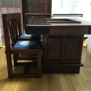 囲炉裏ダイニングテーブルセット