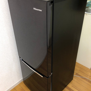 【ネット決済】Hisense 2ドア冷凍冷蔵庫 パールブラック ...