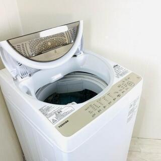 中古 高年式 7.0kg 風乾燥機能付き 全自動洗濯機 東芝 AW-