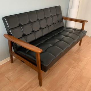 【交渉中】カリモク60 Kチェア 2シーター スタンダードブラック