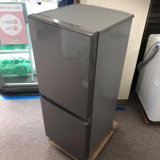 R112 C AQUA 2ドア冷凍冷蔵庫 AQR-13G(S) 2018年製