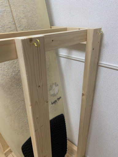 早い者勝ち 22日限定 サーフボードラック 自作ラック スノーボード置き サーフボード立て サーフボード置き みほ 花園のマリンスポーツの中古あげます 譲ります ジモティーで不用品の処分