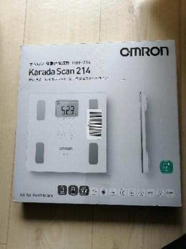 omron 体重体組成計 新品(ブルー)