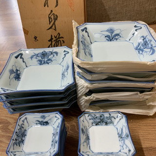 【ネット決済】売約済み　京窯　刺身皿醤油皿　10組セット　未使用