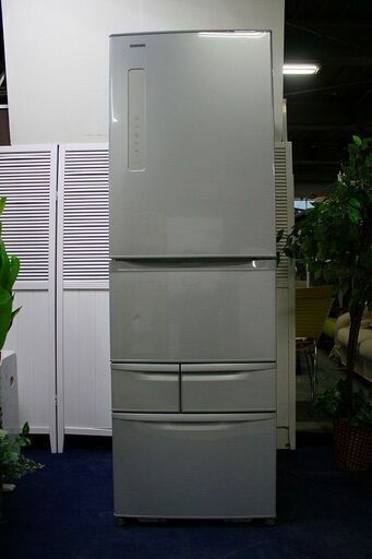 R2159) TOSHIBA 東芝 5ドア 冷凍冷蔵庫 426L GR-G43G(SS) 自動製氷