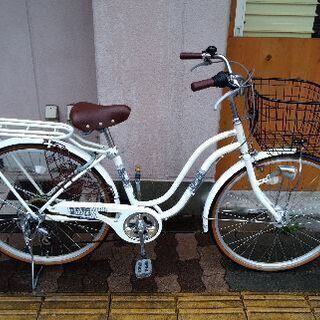 Purlpe Town[パープルタウン]26吋ファッションサイクル 外装6段/LED ...