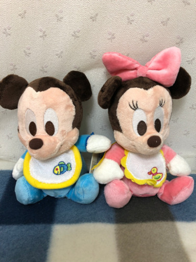 ディズニーぽわんぽわんベビーミッキー ミニー クローバー 伊保のおもちゃ ぬいぐるみ の中古あげます 譲ります ジモティーで不用品の処分