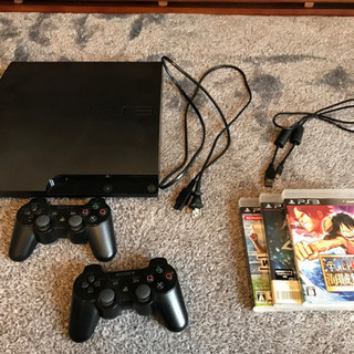 PS3本体とソフト3つです