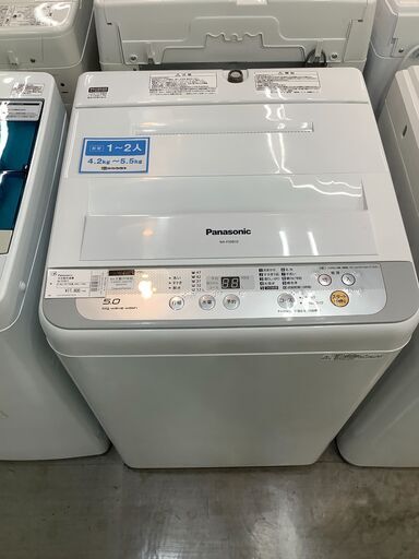 Panasonic　全自動洗濯機5.0キロ　NA-F50B10　2017年製