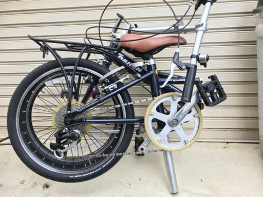 整備済中古折り畳み自転車 ダホン インパルス 8s Kinetixホイールカスタム デナーロサイクル 大師前の折りたたみ自転車 の中古あげます 譲ります ジモティーで不用品の処分