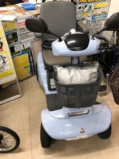 J387 スズキ シニアカー  ET4E7 2017年製　電動車いす カバー付　セニアカー