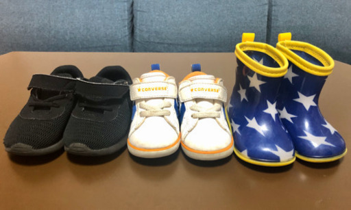コンバース靴12 5 星柄長靴13 0 ナイキ靴13 0センチ追加しました とも 東浦和の子供用品の中古あげます 譲ります ジモティーで不用品の処分