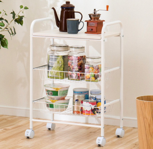 無料 ニトリ キッチンワゴン 収納 佐藤 下神明の収納家具 食器棚 キッチン収納 の中古あげます 譲ります ジモティーで不用品の処分