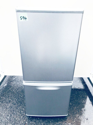 594番 Panasonic✨ノンフロン冷凍冷蔵庫✨NR-B143W-S‼️