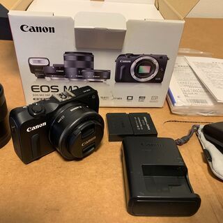 Canon ミラーレス一眼カメラ EOS M2 ダブルレンズキッ...