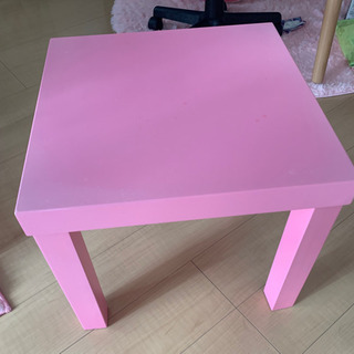 ローテーブル　ピンク　軽い　子ども用　デスク　カラフル