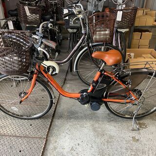 美品 整備済新基準良品 Panasonic 8.9AH 電動シスト自転車W10