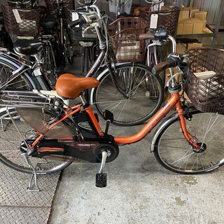 美品 整備済新基準良品 Panasonic 8.9AH 電動シスト自転車W10