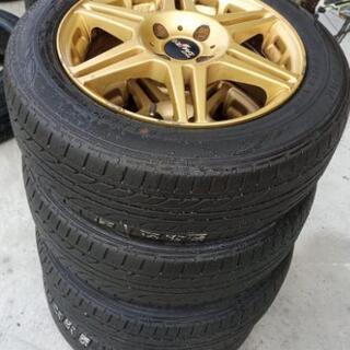 🌞185/60R15⭐格安セール中！バリ山！DUNLOP製アルミホイール付サマータイヤ入荷しました🌞