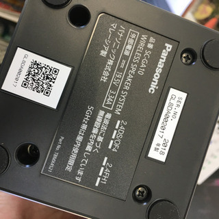 極美品 2018年製 Panasonic ワイヤレススピーカーシステム Hi-Fi SC-GA10 パナソニック - 売ります・あげます