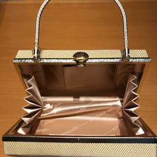 東京・金鷲本舗　最高級２４金糸　草履・バッグセット