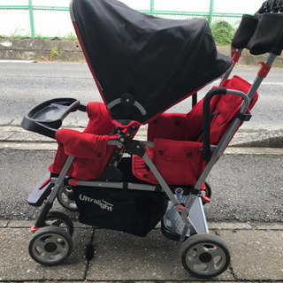 トレファク】年子や双子のお子様に！ joovy 二人乗りベビーカー
