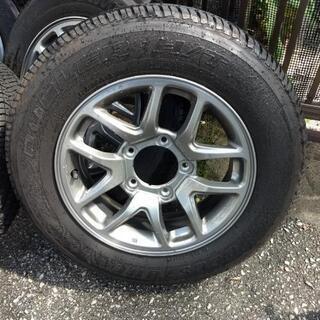 新型ジムニー純正ホイールタイヤ