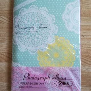 【未使用(訳あり)】DAISO フォトアルバム 2冊組