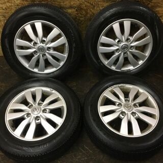 【DUNLOP ENASAVE D8H 195/65R15】夏タイヤ【日産 セレナ 純正ホイール 15インチ 5.5J5HPCD114.3+45】(TD397) クレジットカード QR決済可能