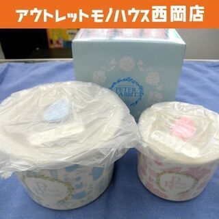 未使用品 ピーターラビット レンジキャニスター 2個セット 大小...