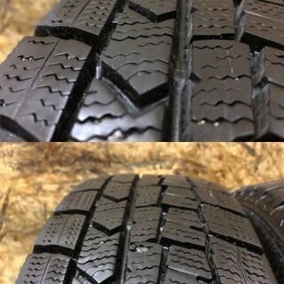 【DUNLOP WINTER MAXX WM02 165/70R13】スタッドレス【TRG 社外 13インチ 5J4HPCD100+35】アトレーワゴン等　(VTI219) クレジットカード QR決済可能