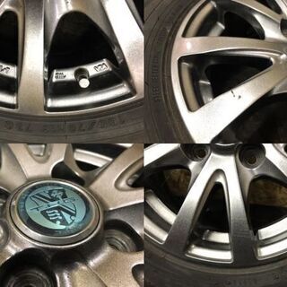 【DUNLOP WINTER MAXX WM02 165/70R13】スタッドレス【TRG 社外 13インチ 5J4HPCD100+35】アトレーワゴン等　(VTI219) クレジットカード QR決済可能