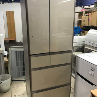 HITACHI 日立　6ドア冷凍冷蔵庫　R-G4800F（XN）　2016年製 HITACHI 日立6ドア冷凍冷蔵庫R-G4800F（XN）2016年製