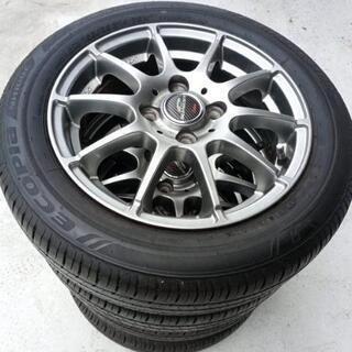 🌞155/65R14⭐軽自動車に！バリ山！美品！アルミホイール付BRIDGESTONE