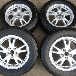 プリウス純正 15インチ スタッドレス付き ウィッシュにも！