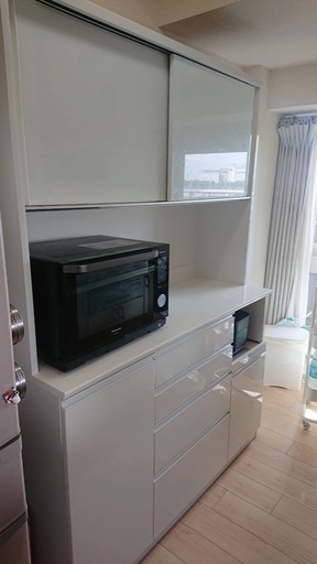 【使用9ヶ月】食器棚 キッチンボード　140 日本製　高橋木工所