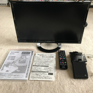 美品　シャープ　液晶テレビ　LC-22K30 ハードディスク500G付き