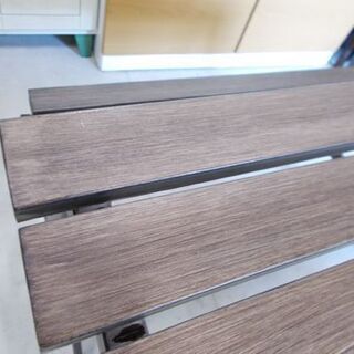 変形家具 テーブル＆ベンチ 幅110cm ベンチテーブルの2way仕様 グレー 屋外 アウトドア キャンプ 無骨 インダストリアル ダルトン風 札幌市東区 新道東店