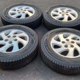 お取引中…バリ目　テリオスキッド　パジェロミニ　スタッドレス　ダイハツ純正アルミ　走行少ない お取引中…バリ目 テリオスキッド パジェロミニ スタッドレス ダイハツ