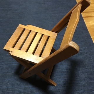 ★お取引者さま決定★木製折りたたみ椅子