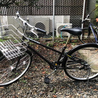 【ネット決済】無印良品　自転車　26インチ　ダークブラウン