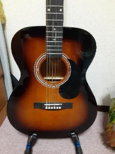 取引中】アコースティックギター アコギ ギタースタンド付き eym