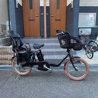 安心の完全整備済み❣️子供乗せ自転車 3人乗り ギュット ミニ