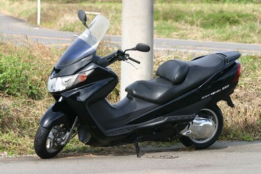 8250Km 自賠責保険付-埼玉発833】SUZUKI スカイウェイブ CJ43A黒