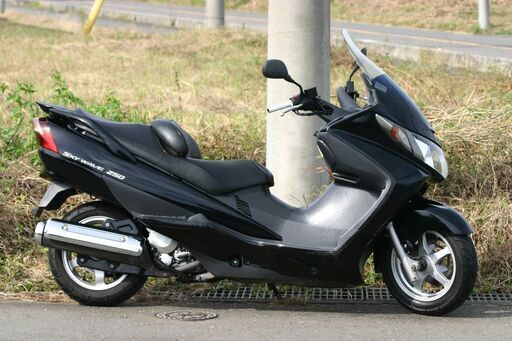 埼玉発114-6365Km】SUZUKI スカイウェイブ250S CJ43A 自賠責保険付